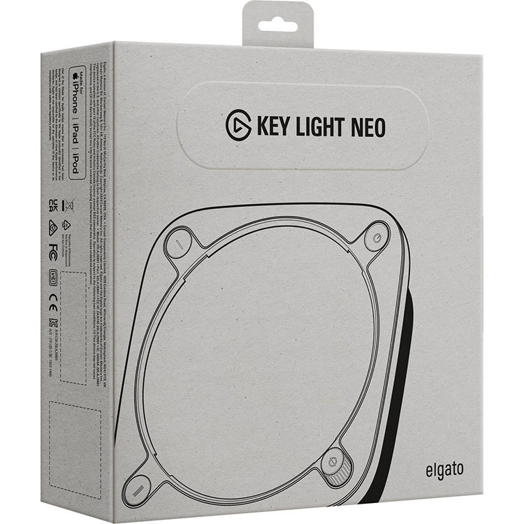خرید لامپ Elgato Key Light Neo با پایه مانیتور